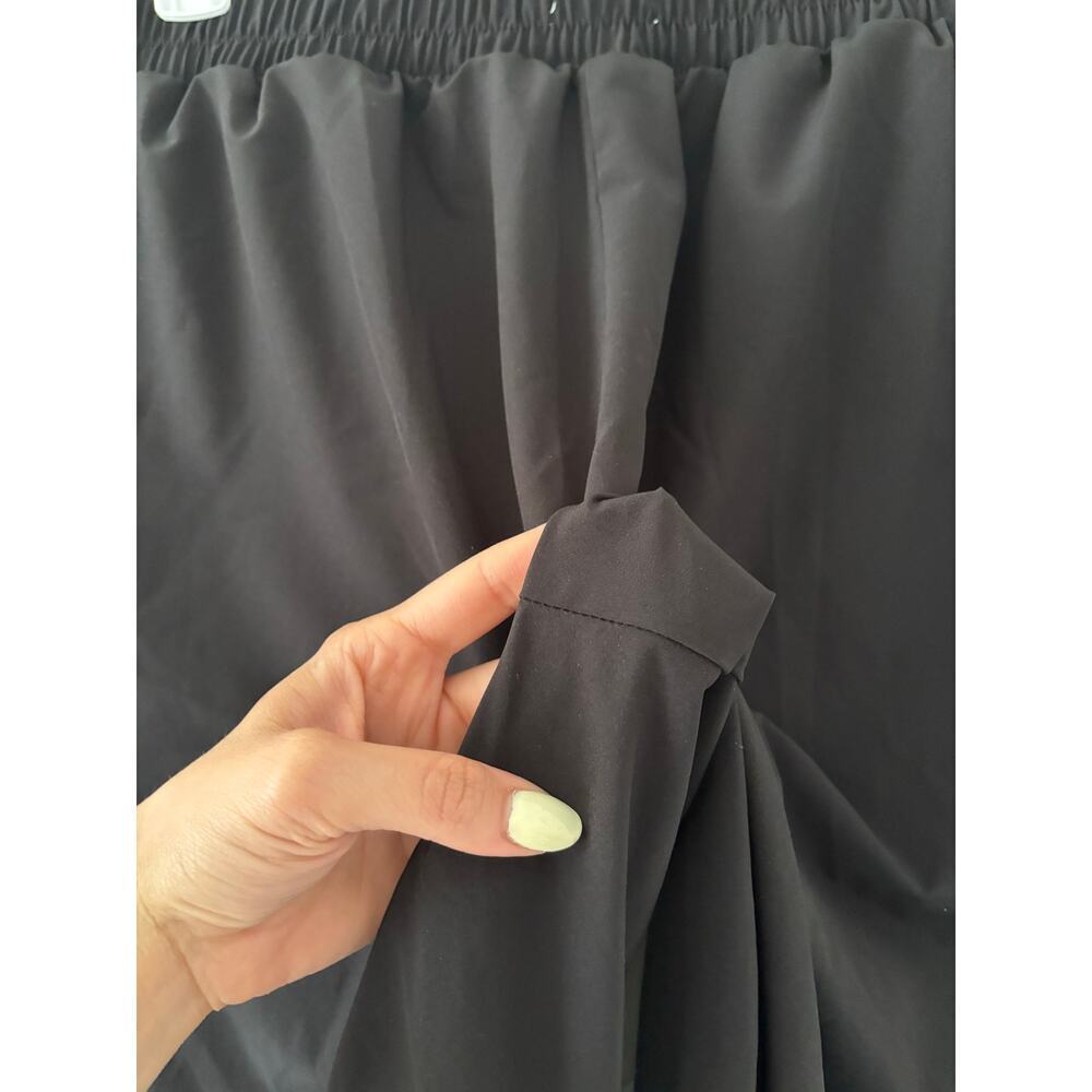 Calvin Klein Women’s Black Pull On Straight Career Pants Size M Stretch Office - Picture 7 of 7
